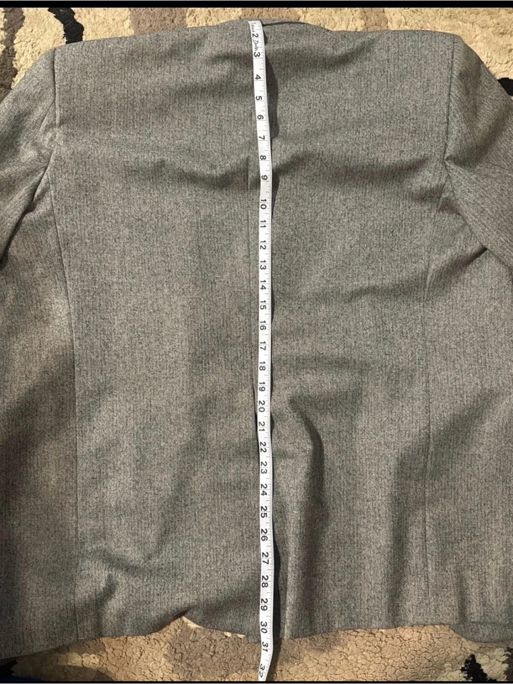 Vintage Gray Single-Breasted Blazer and pants
